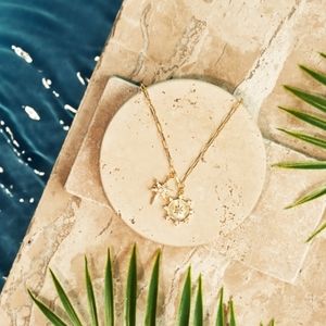 Jennifer Miller Starburst Charm Necklace NEW